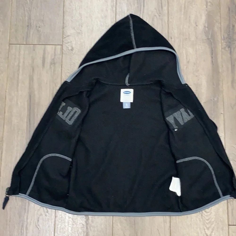 Old Navy Toddlers Black Poly Fleece Hoodie